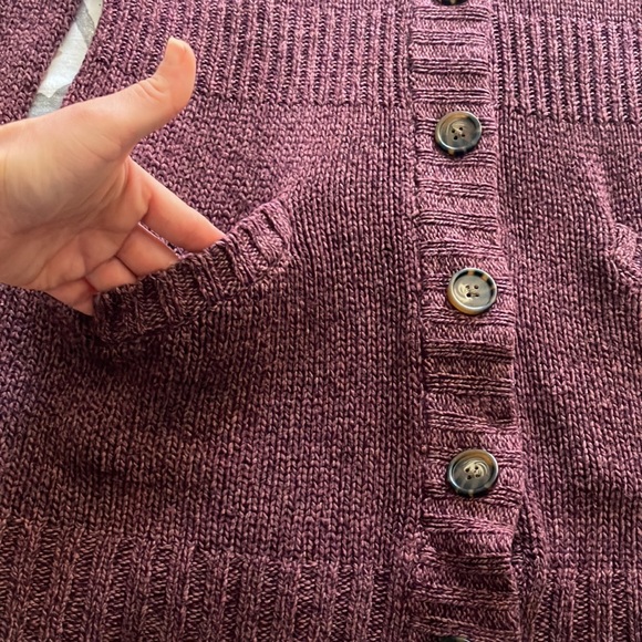 Y2k MERONA MULBERRY PURPLE LONG SWEATER SIZE XXL (MEDIUM) JUNIORS - Picture 3 of 9